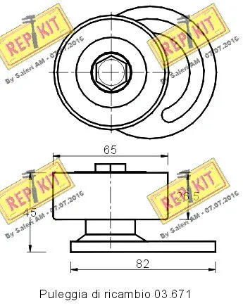 Belt Tensioner, V-ribbed belt