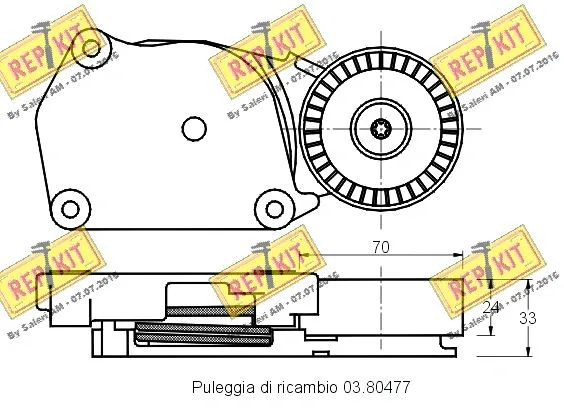 Belt Tensioner, V-ribbed belt