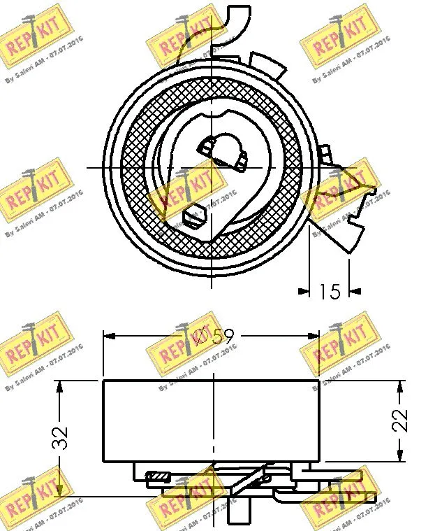Tensioner Pulley, timing belt