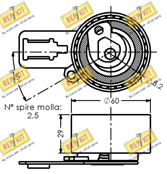 Tensioner Pulley, timing belt