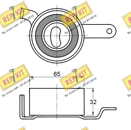 Tensioner Pulley, timing belt