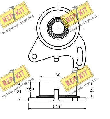 Tensioner Pulley, timing belt