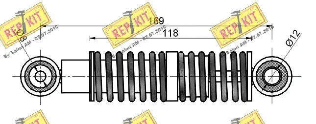 Vibration Damper, V-ribbed belt