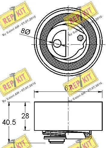 Tensioner Pulley, timing belt