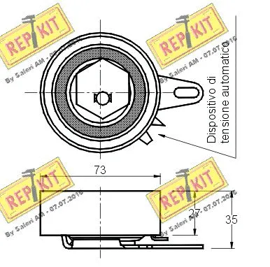 Tensioner Pulley, timing belt