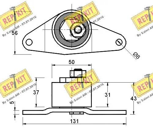 Tensioner Pulley, timing belt