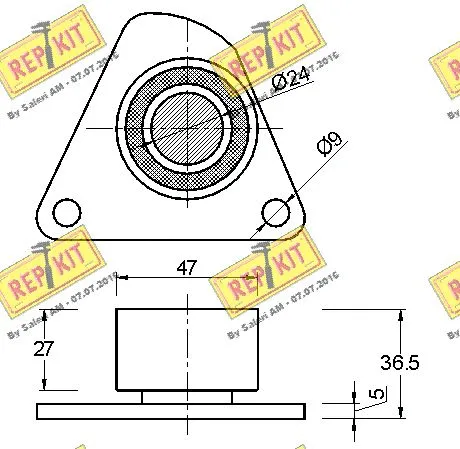 Deflection/Guide Pulley, timing belt