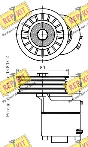Belt Tensioner, V-ribbed belt