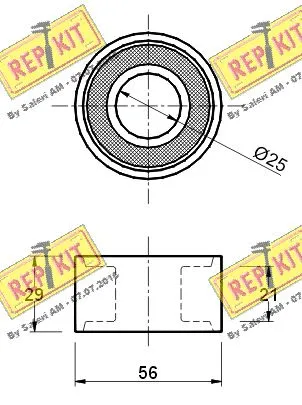 Deflection/Guide Pulley, timing belt