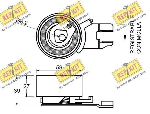 Tensioner Pulley, timing belt