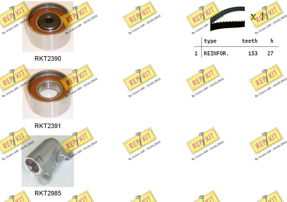 Timing Belt Kit (RKTK1098C)