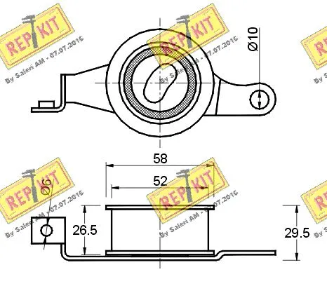 Tensioner Pulley, timing belt