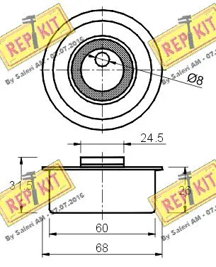 Tensioner Pulley, timing belt