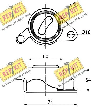 Tensioner Pulley, timing belt