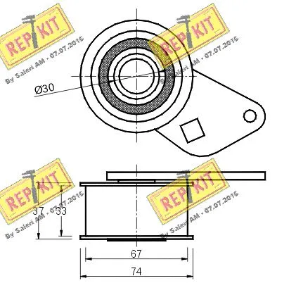 Tensioner Pulley, timing belt