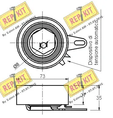 Tensioner Pulley, timing belt