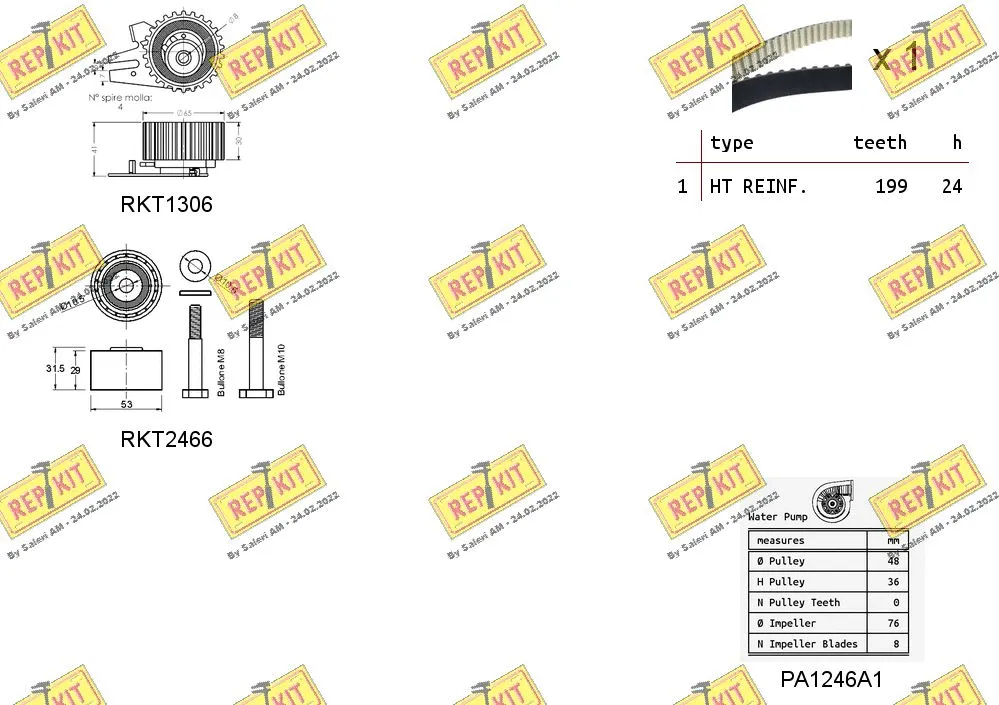 Water Pump & Timing Belt Kit
