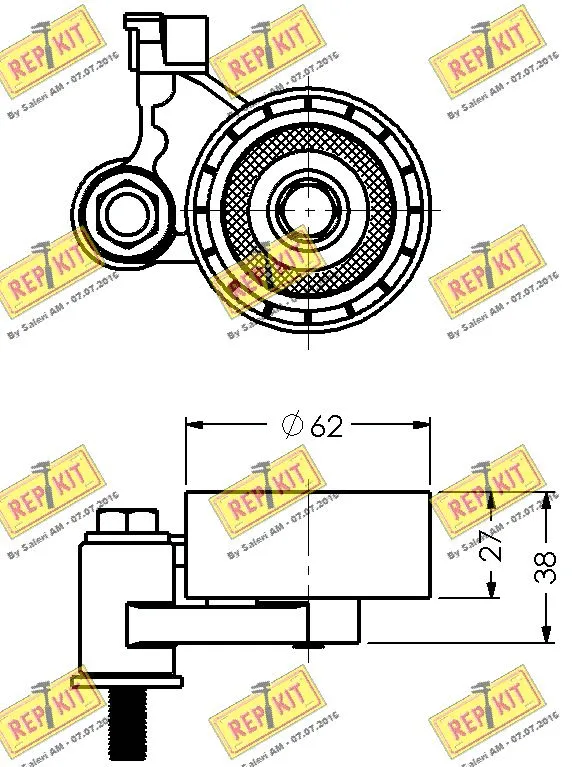 Tensioner Pulley, timing belt