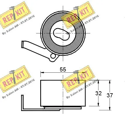 Tensioner Pulley, timing belt