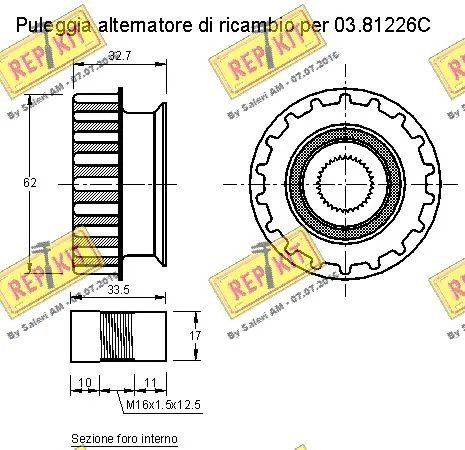 Alternator Freewheel Clutch