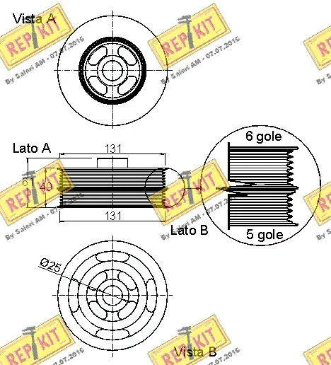 Belt Pulley, crankshaft