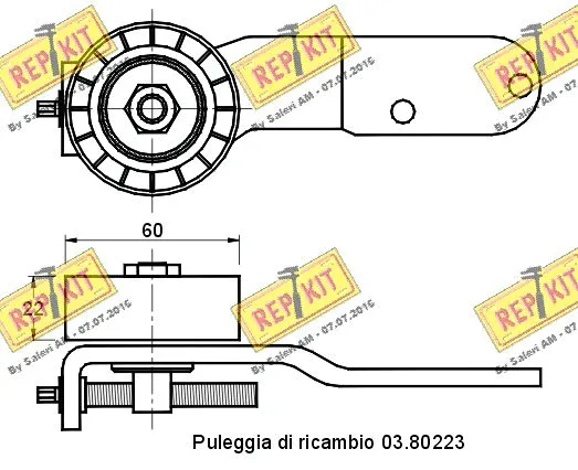 Belt Tensioner, V-ribbed belt