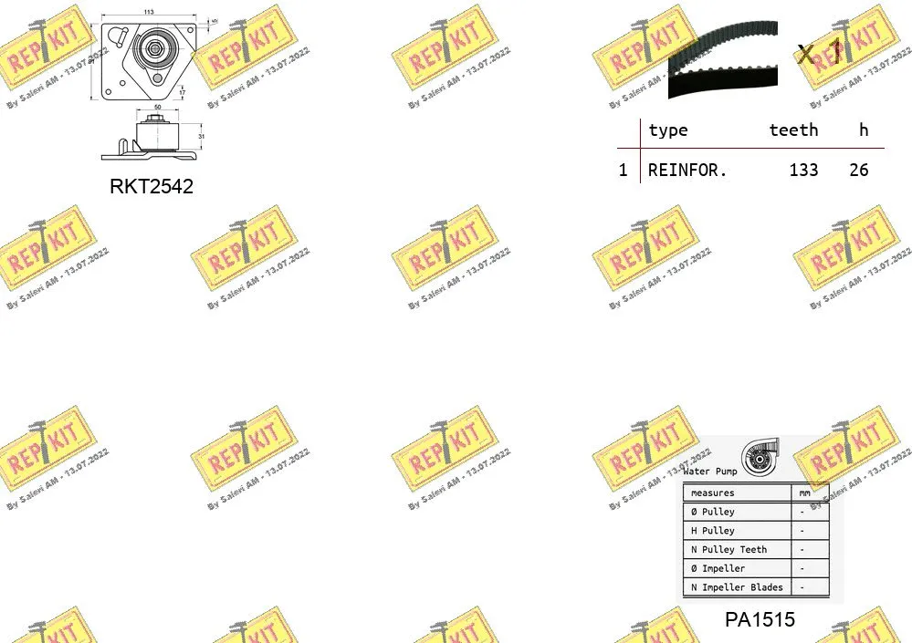 Water Pump & Timing Belt Kit