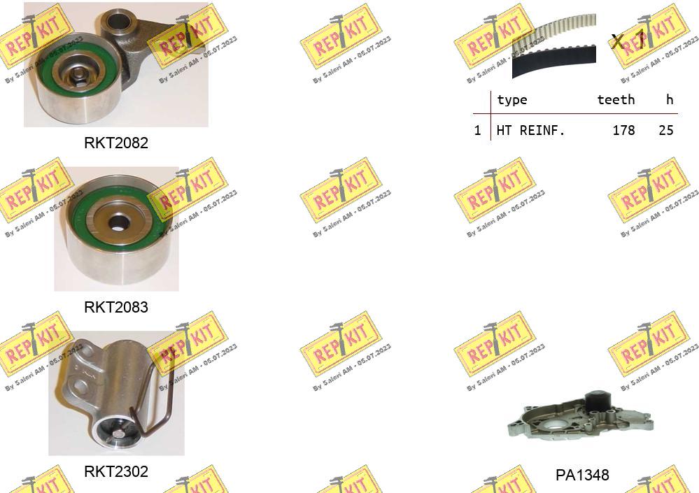 Water Pump & Timing Belt Kit (RKTK0956CPA)