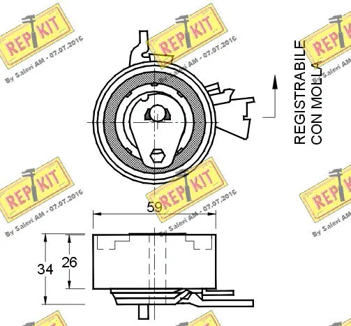 Tensioner Pulley, timing belt