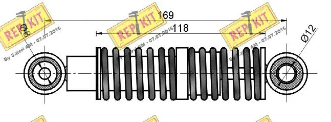 Vibration Damper, V-ribbed belt