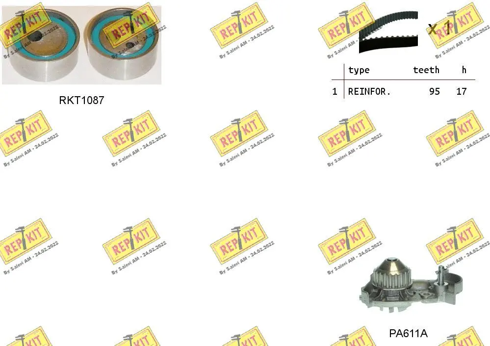 Water Pump & Timing Belt Kit (RKTK0840PA2)