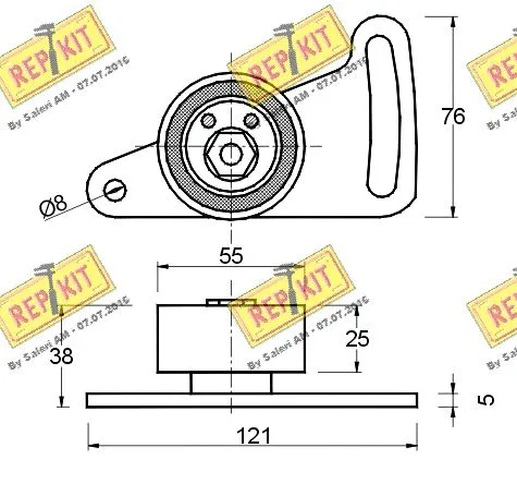 Tensioner Pulley, timing belt