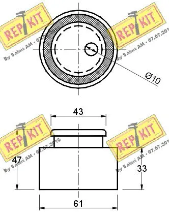 Tensioner Pulley, timing belt