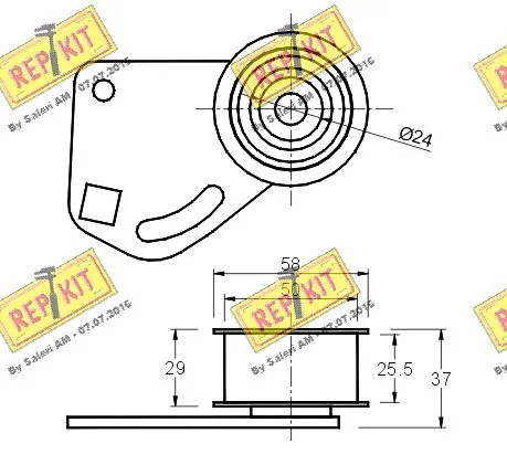 Tensioner Pulley, timing belt