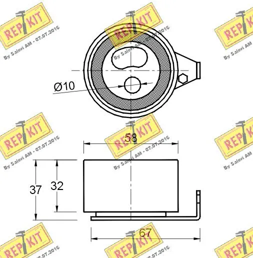 Tensioner Pulley, timing belt