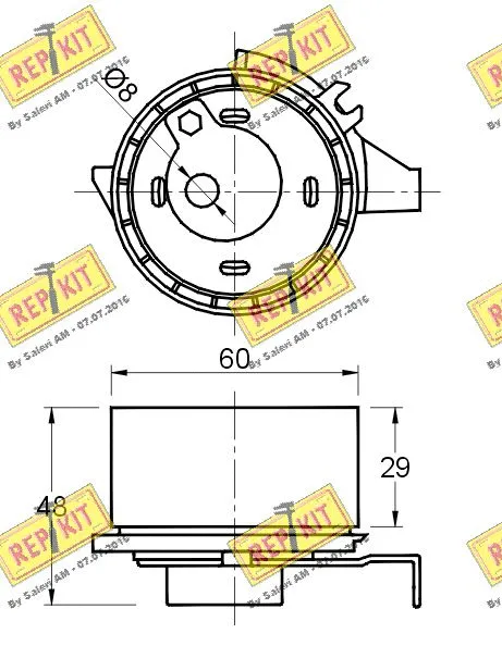 Tensioner Pulley, timing belt