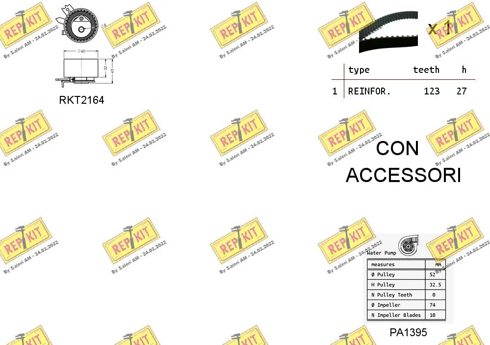 Water Pump & Timing Belt Kit