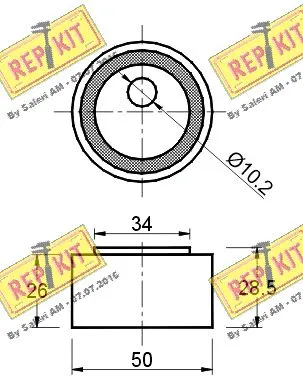 Belt Tensioner, V-ribbed belt