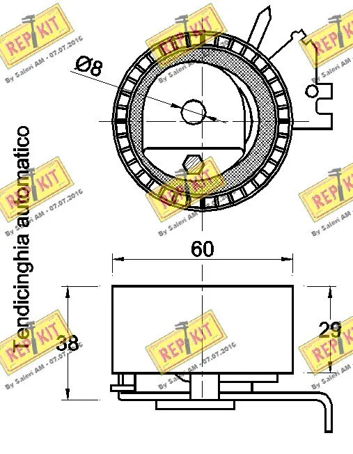 Tensioner Pulley, timing belt