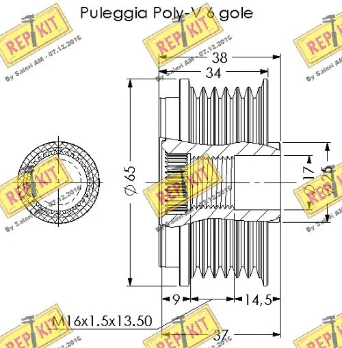 Alternator Freewheel Clutch