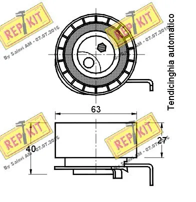 Tensioner Pulley, timing belt