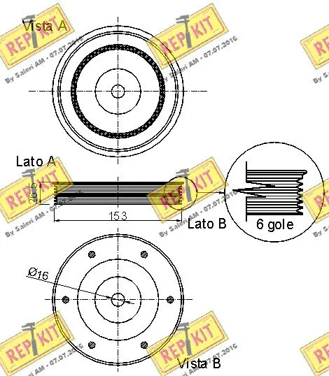 Belt Pulley, crankshaft