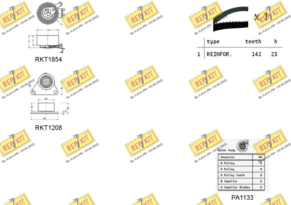Water Pump & Timing Belt Kit