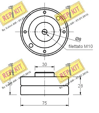 Deflection/Guide Pulley, timing belt