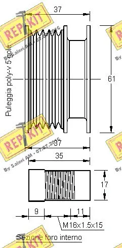 Alternator Freewheel Clutch