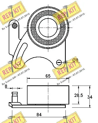 Tensioner Pulley, timing belt