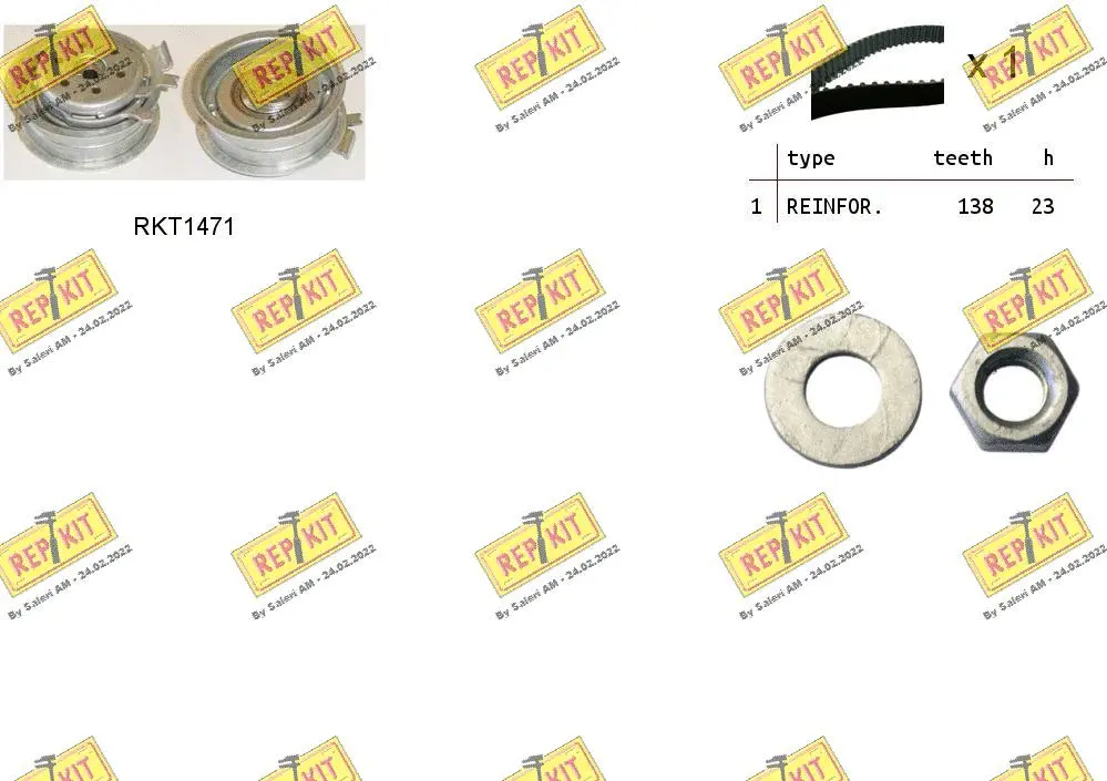 Timing Belt Kit (RKTK0821)