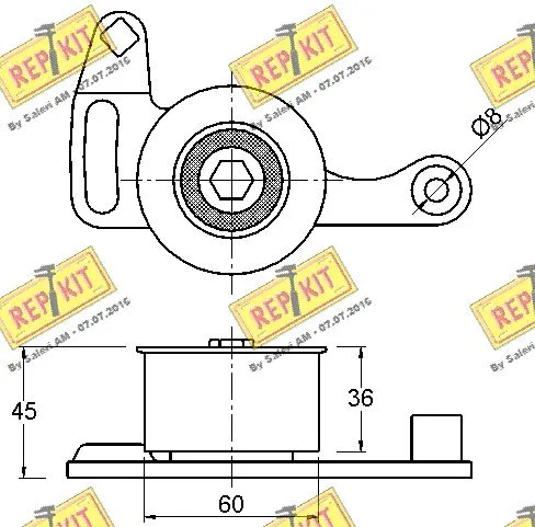 Tensioner Pulley, timing belt