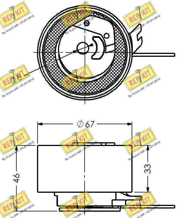Tensioner Pulley, timing belt