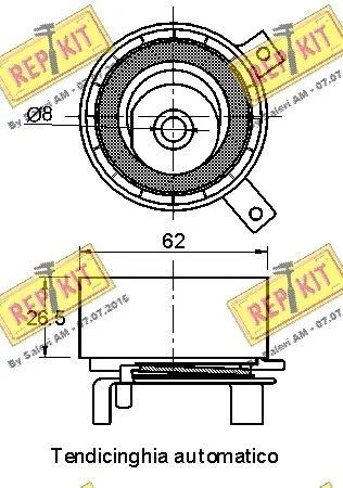Tensioner Pulley, timing belt